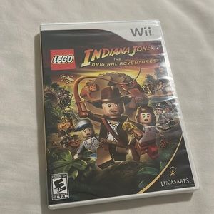SEALED Wii Lego Indiana Jones The Original Adventure Game with disk